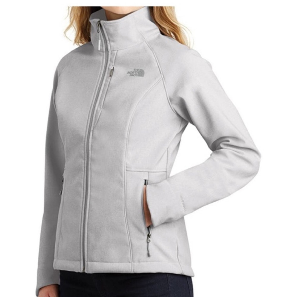 NWT The North Face Apex Barrier Heather Gray Hiking Performance Jacket Medium